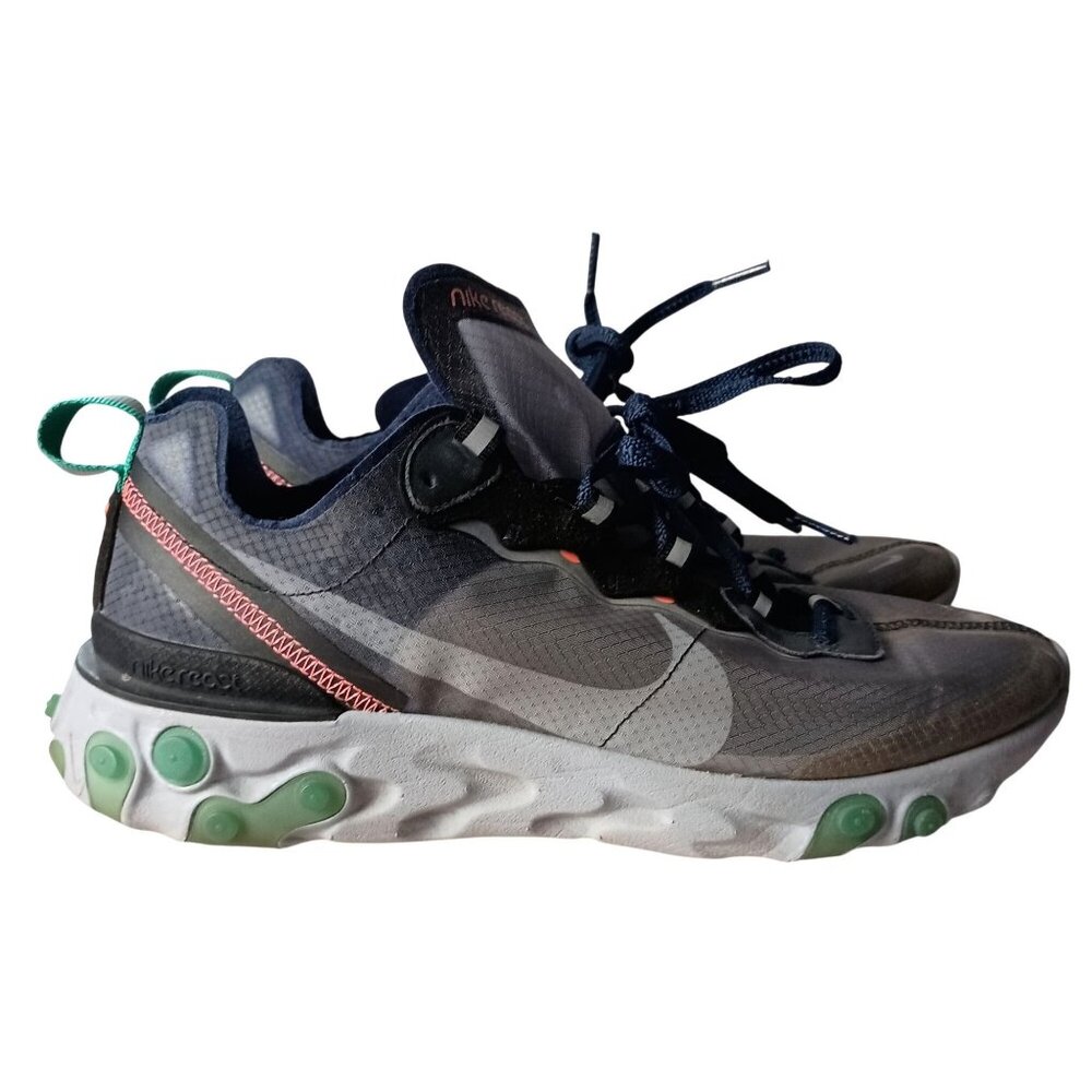 Nike React Element 87 Neptune Green Translucent Sneakers Men 8 Running Shoes OG